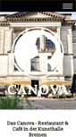 Mobile Screenshot of canova-bremen.de